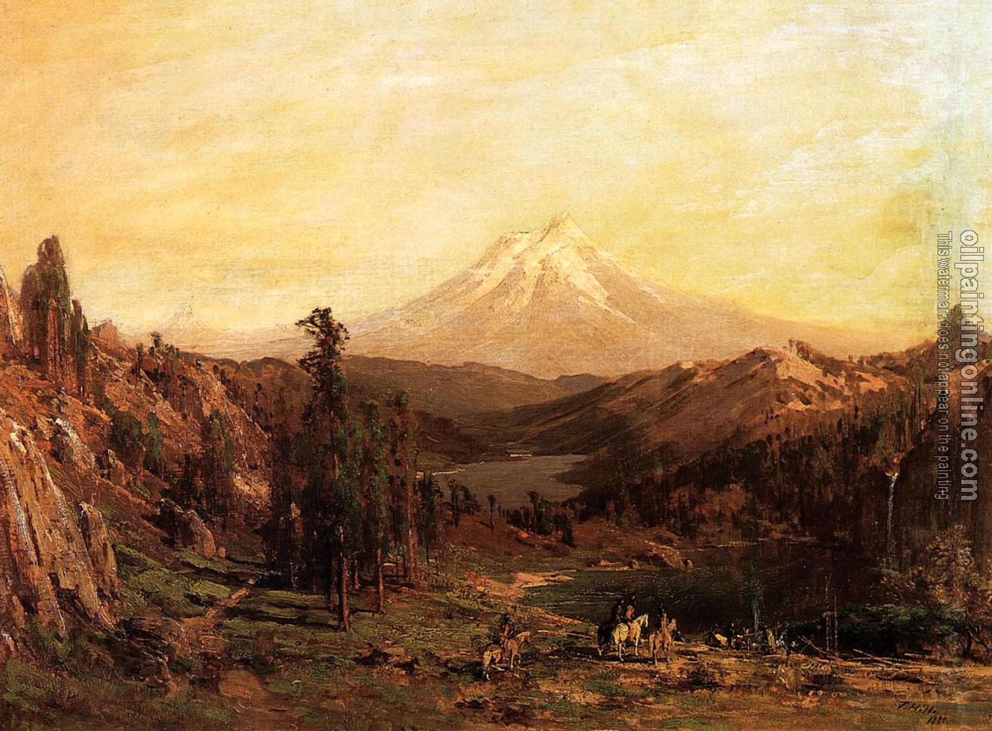 Thomas Hill - Mount Shasta and Castle Lake California